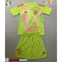 Otroške Nogometnih dresov Nemčija Vratar Gostujoči EP 2024 Kratki rokavi (+ hlače)